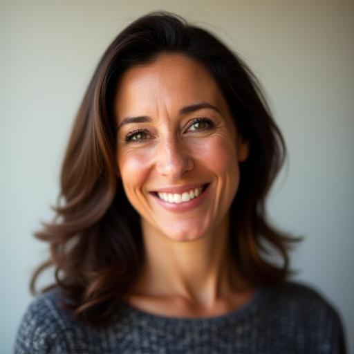 Retrato profesional de María García, Editora Jefe